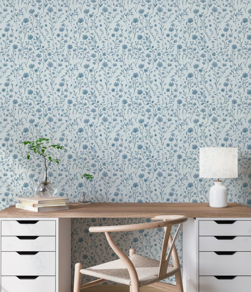 Tilde Blue - 1043501-01 wallpaper Scandza