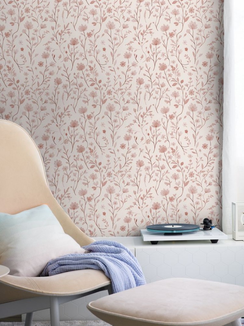Tilde Pink - 1043501-02 wallpaper Scandza