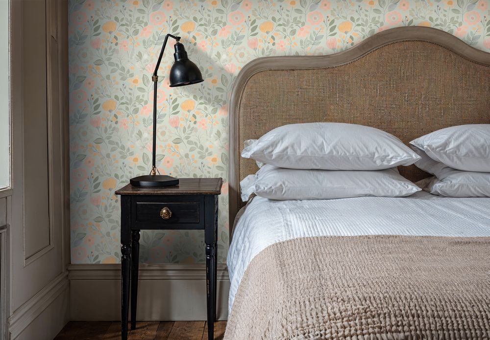 Yvonne Dark Green - 1044201-02 wallpaper Scandza