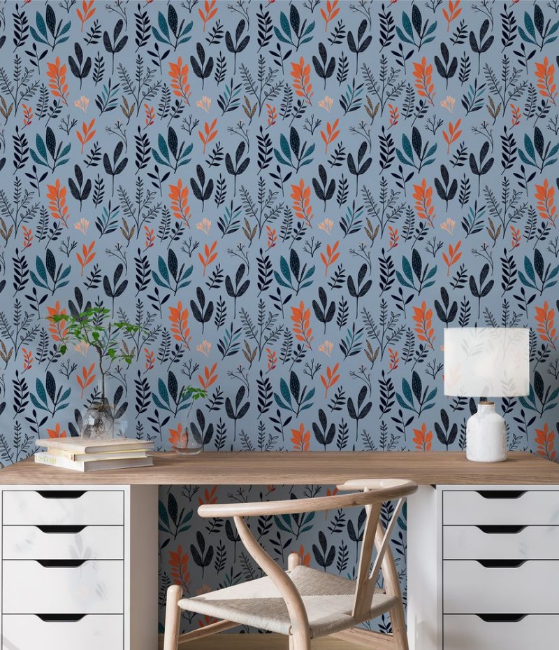 Jessica Dark Blue - 1046001-01 wallpaper Scandza