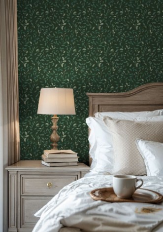 Jonatan Dark Green - 1046201-02 wallpaper Scandza