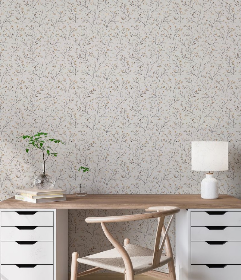 Evy Beige - 1052401-01 wallpaper Scandza