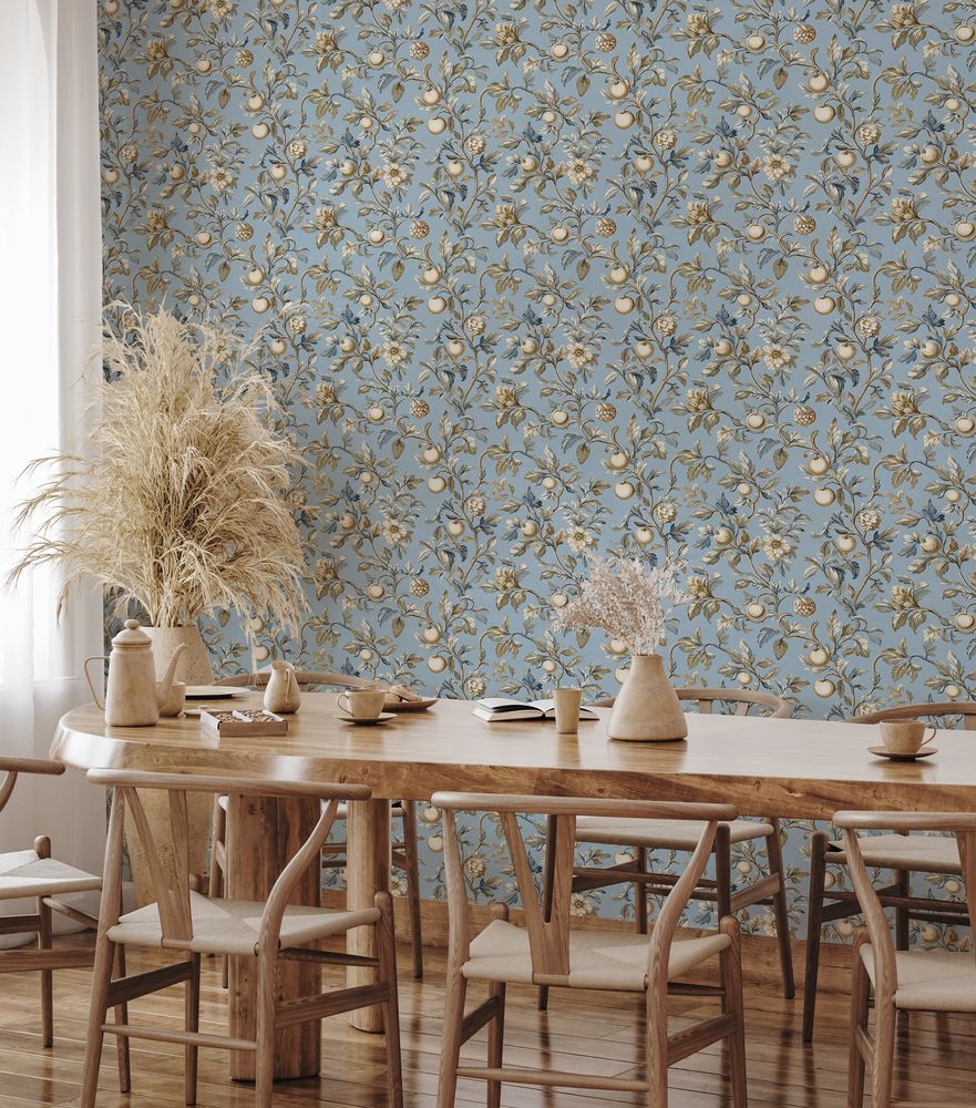 Ingelstad Blue - 1054001-01 wallpaper Scandza