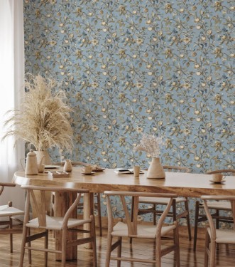 Ingelstad Blue - 1054001-01 wallpaper Scandza