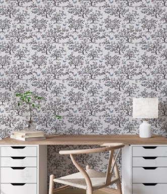 Penny Blue - 1058101-01 wallpaper in between