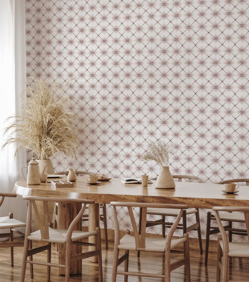 Vaxholm Pink - 1061801-03 wallpaper Scandza