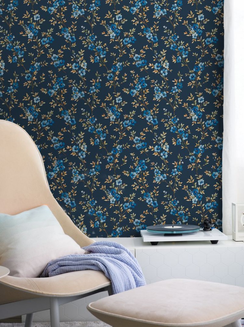 Veronica Blue - 1069101-02 wallpaper Scandza