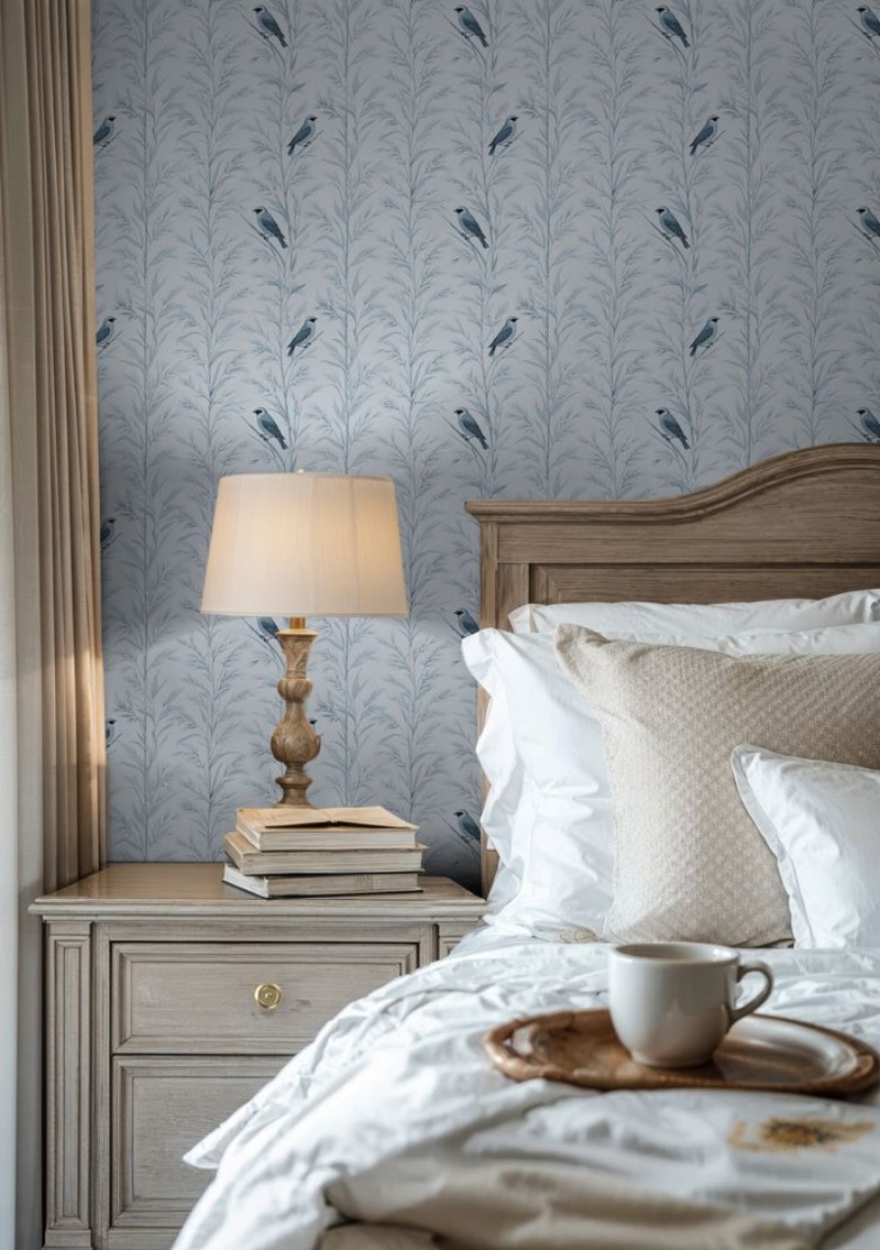 Orvar Blue - 1072501-02 wallpaper Wallpassion