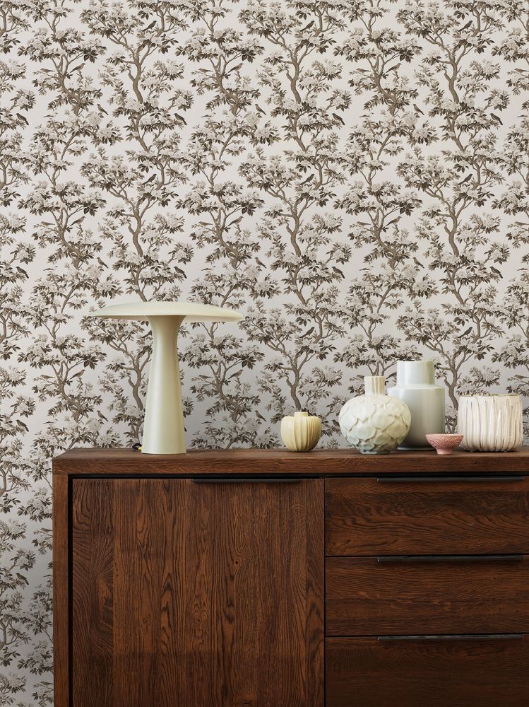 Rosenlund Beige - 1074001-02 photowallpaper Scandza