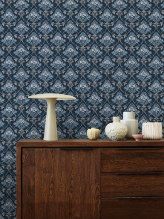 Vikarbyn Blue - 1082401-01 wallpaper Scandza