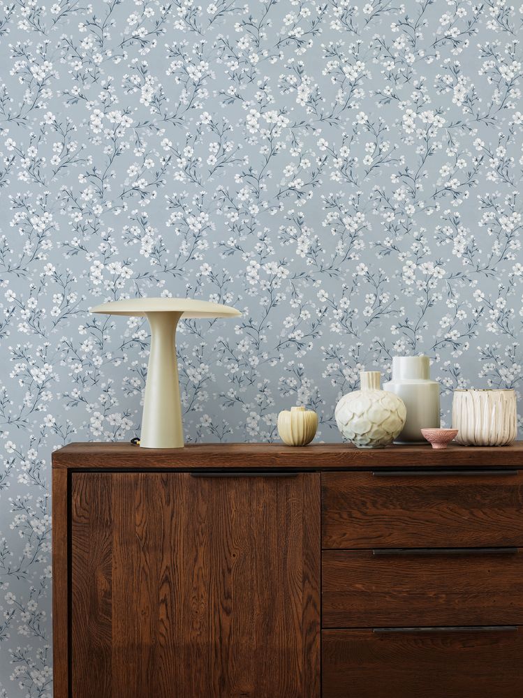 Tuija Blue - 1085201-03 wallpaper Scandza