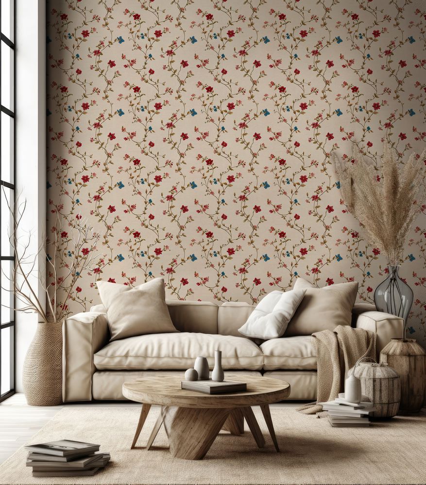 Dorotea Beige - 1090201-01 wallpaper Scandza