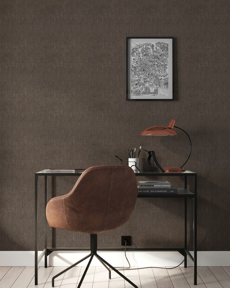 Linen fabric Earth - 1036201-09 wallpaper Studio Surface