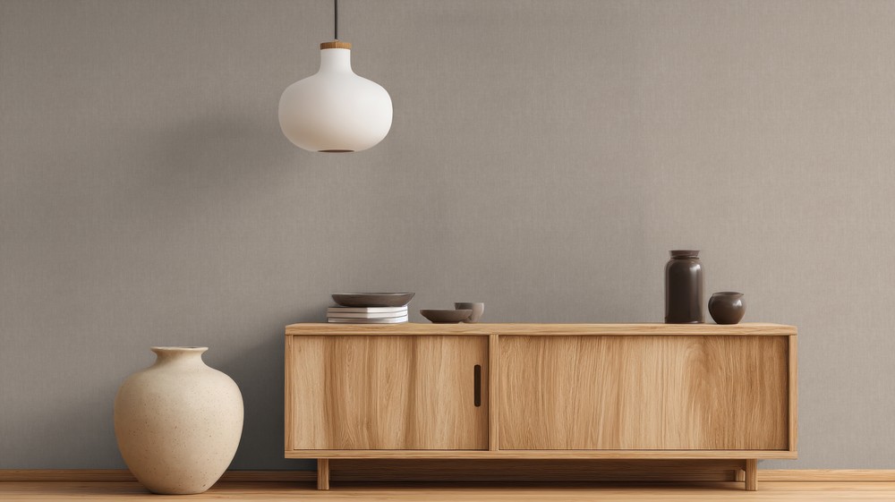 Linen fabric Light Beige - 1036201-02 wallpaper Studio Surface