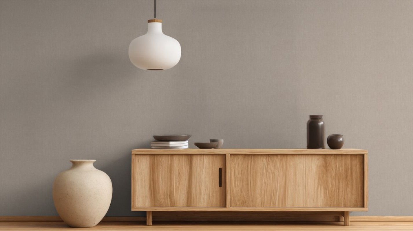 Linen fabric Light Beige - 1036201-02 wallpaper Studio Surface