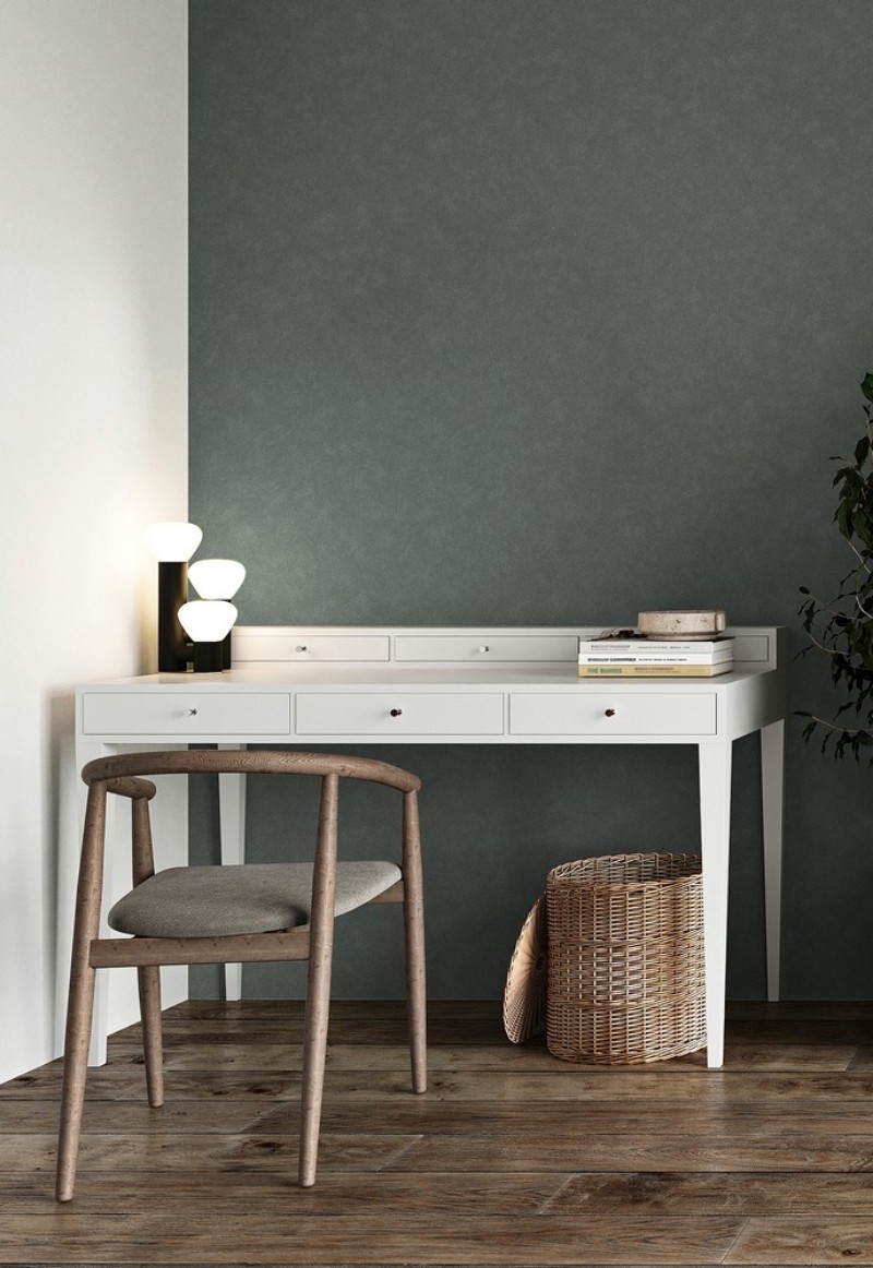 Plaster Light Green - 1036001-09 wallpaper Studio Surface