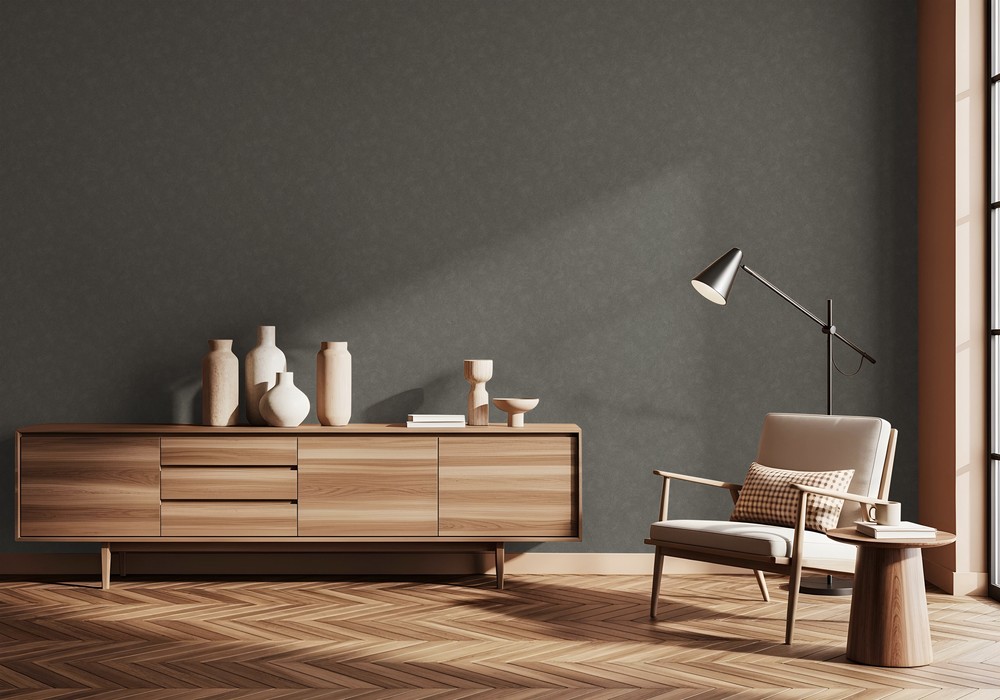 Plaster Graphite - 1036001-07 wallpaper Studio Surface