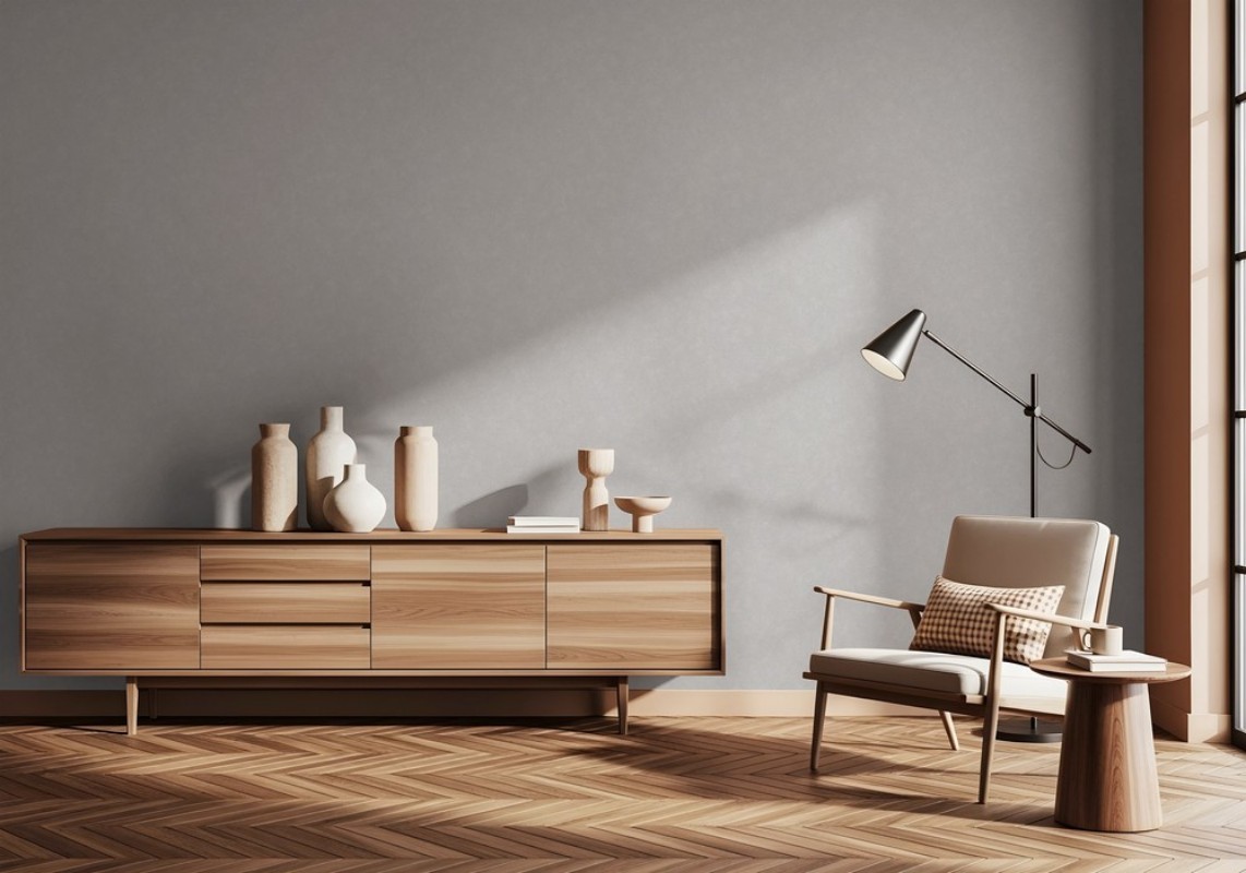 Plaster Light Grey - 1036001-04 wallpaper Studio Surface