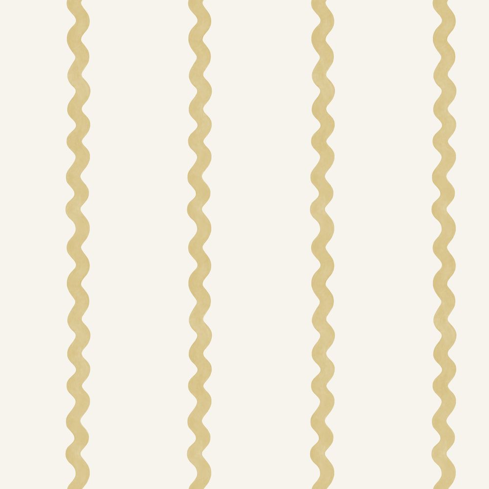 Do the Wiggle Stripe Ochre - 13980 wallpaper Holden Decor
