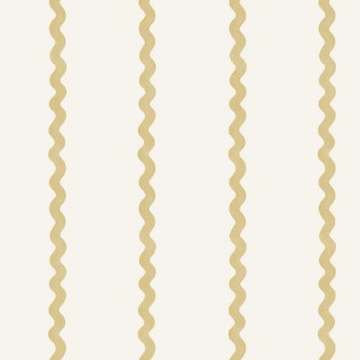 Do the Wiggle Stripe Ochre - 13980 wallpaper Holden Decor