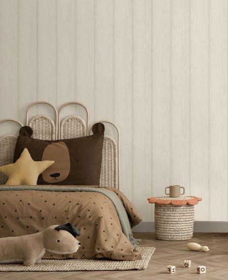 Tongue & Groove Beige - 13991 wallpaper Holden Decor
