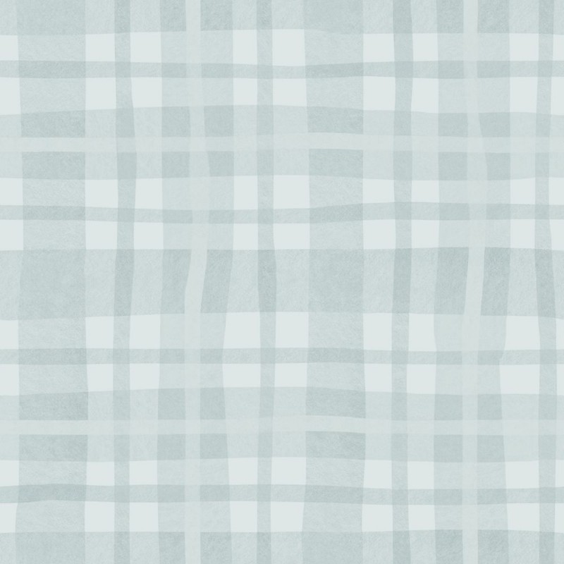 Ivy Plaid Sky Blue - 14001 wallpaper Holden Decor