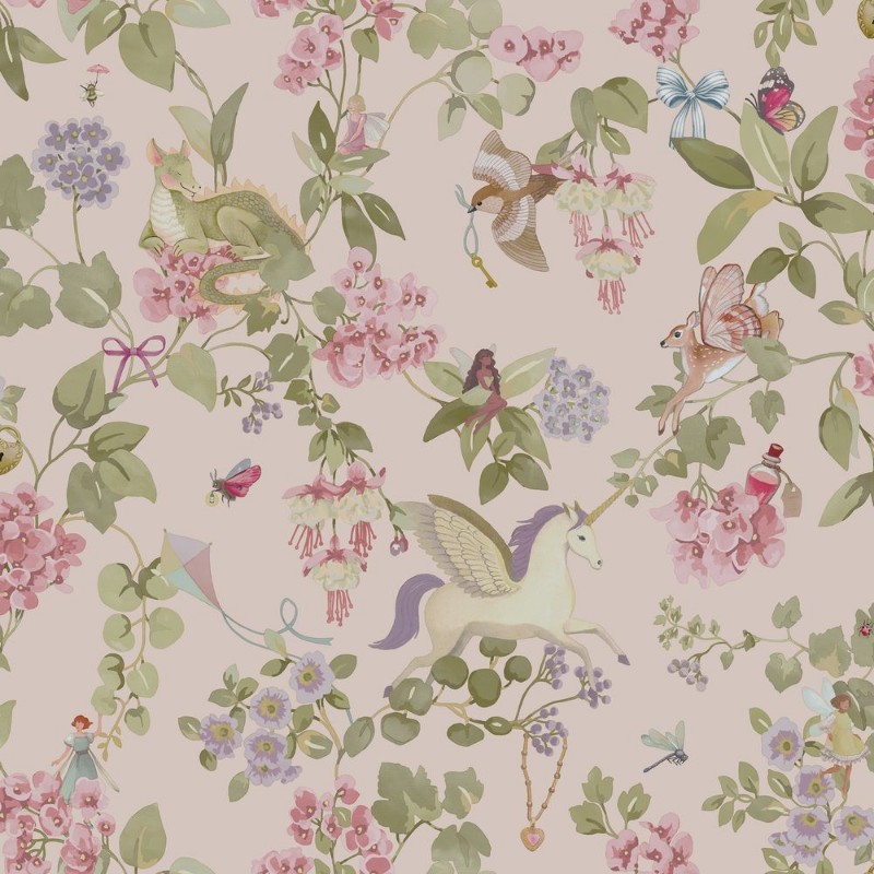 Away with the Fairies Pink - 14021 wallpaper Holden Decor