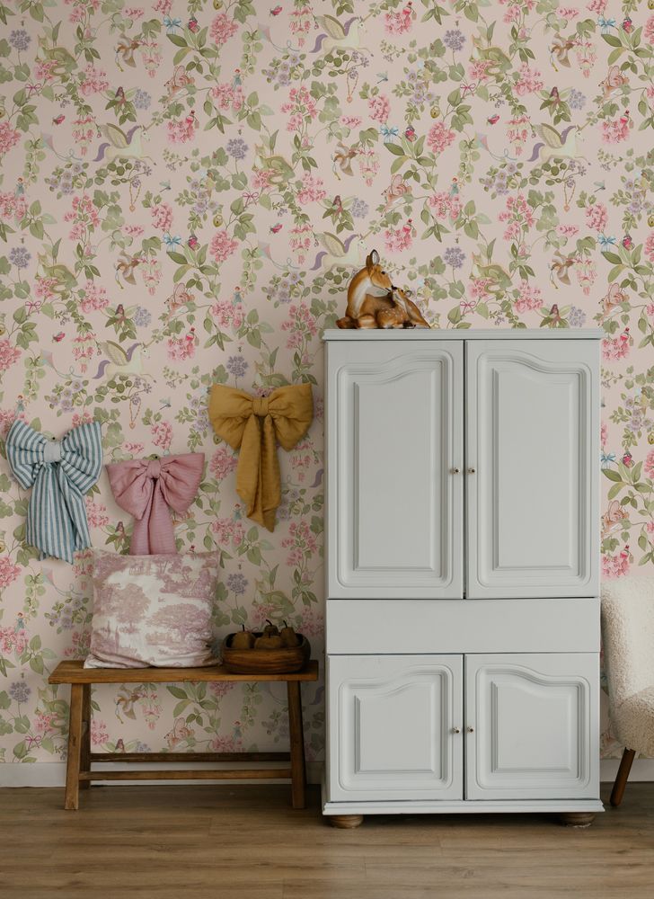 Away with the Fairies Pink - 14021 wallpaper Holden Decor