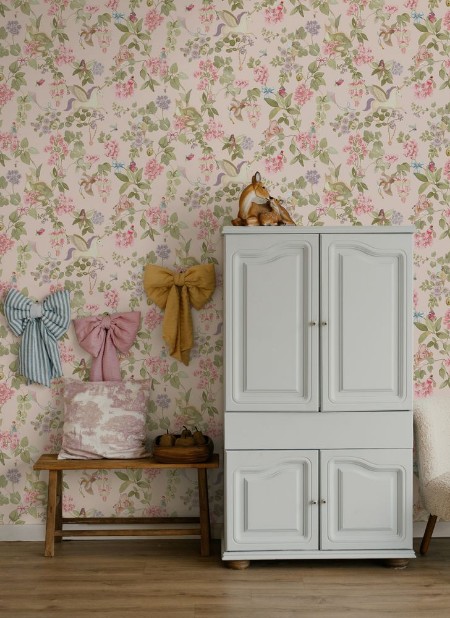 Away with the Fairies Pink - 14021 wallpaper Holden Decor