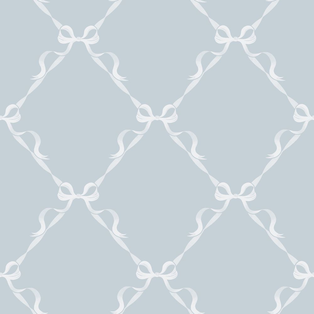 Tied With a Bow Sky Blue - 14030 wallpaper Holden Decor