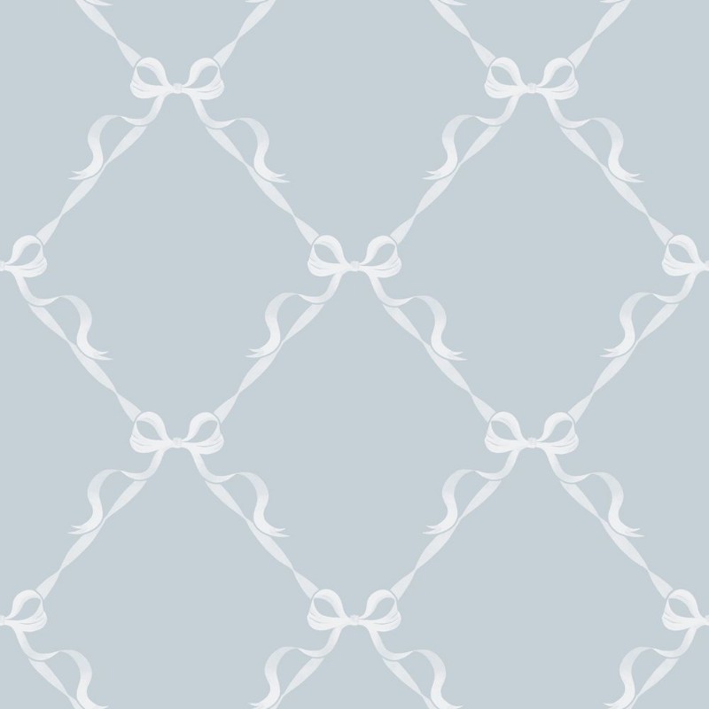 Tied With a Bow Sky Blue - 14030 wallpaper Holden Decor