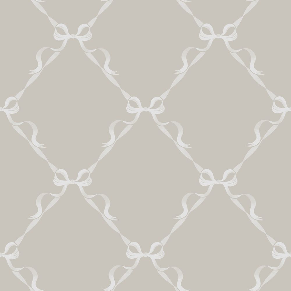 Tied With a Bow Warm Grey - 14031 wallpaper Holden Decor