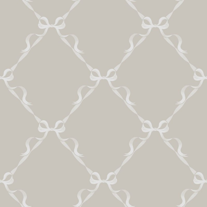 Tied With a Bow Warm Grey - 14031 wallpaper Holden Decor