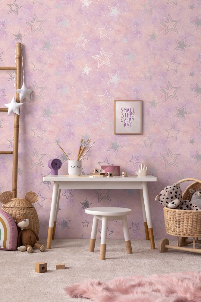 Stardust Pink Silver - 14060 wallpaper Holden Decor