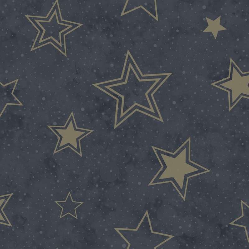 Stardust Midnight Blue/Gold - 14061 wallpaper Holden Decor