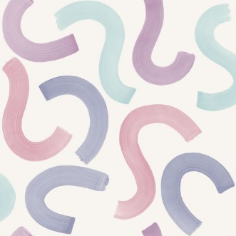 Curly Confetti Aqua/Lilac/Pink - 14110 wallpaper Holden Decor