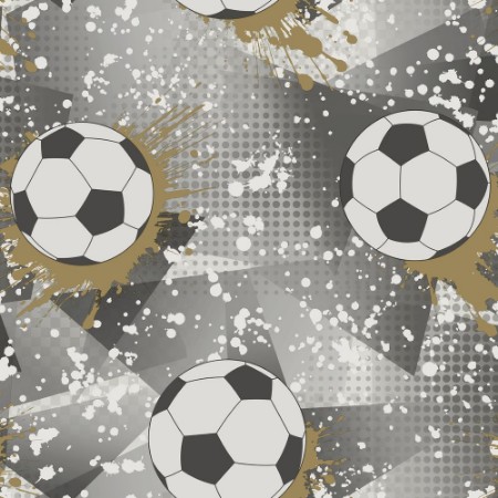 Football Frenzy Black/Gold - 14090 wallpaper Holden Decor