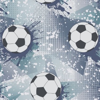 Football Frenzy Navy/Teal - 14093 wallpaper Holden Decor