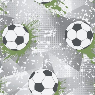 Football Frenzy Grey/Green - 14092 wallpaper Holden Decor