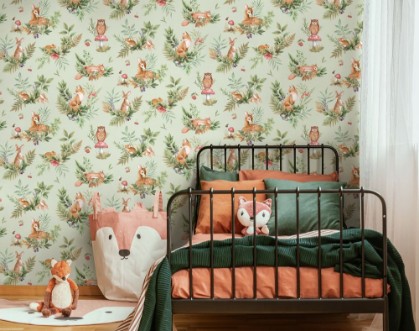 Forest Friends Sage - 14121 wallpaper Holden Decor
