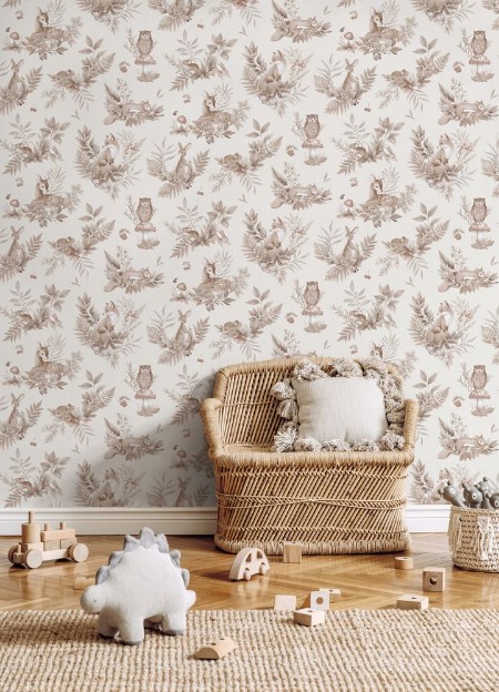 Forest Friends Neutral - 14122 wallpaper Holden Decor