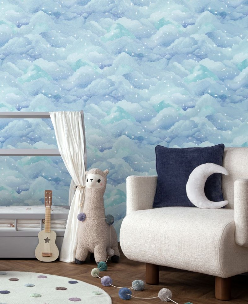 Dreamland Aqua - 14131 wallpaper Holden Decor