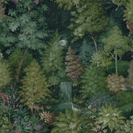 Midnight Woods Green - 14151 wallpaper Holden Decor