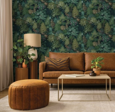 Midnight Woods Green - 14151 wallpaper Holden Decor