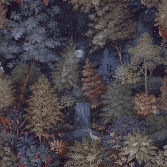 Midnight Woods Navy - 14152 wallpaper Holden Decor