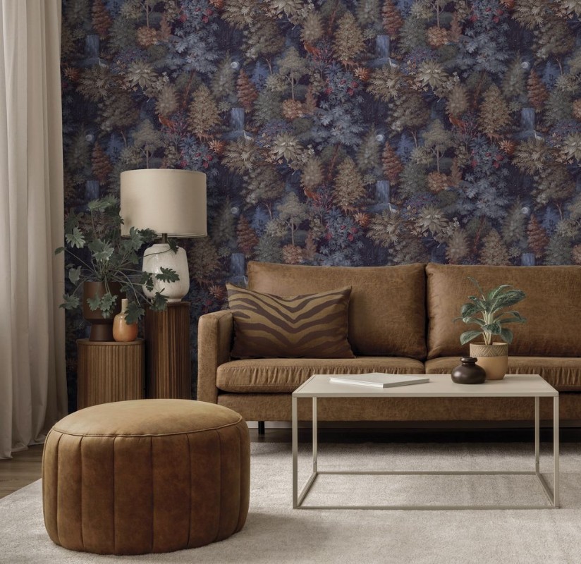 Midnight Woods Navy - 14152 wallpaper Holden Decor