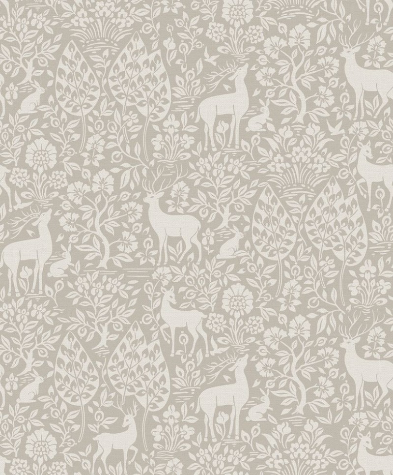 Deer Woods Taupe - 14161 wallpaper Holden Decor