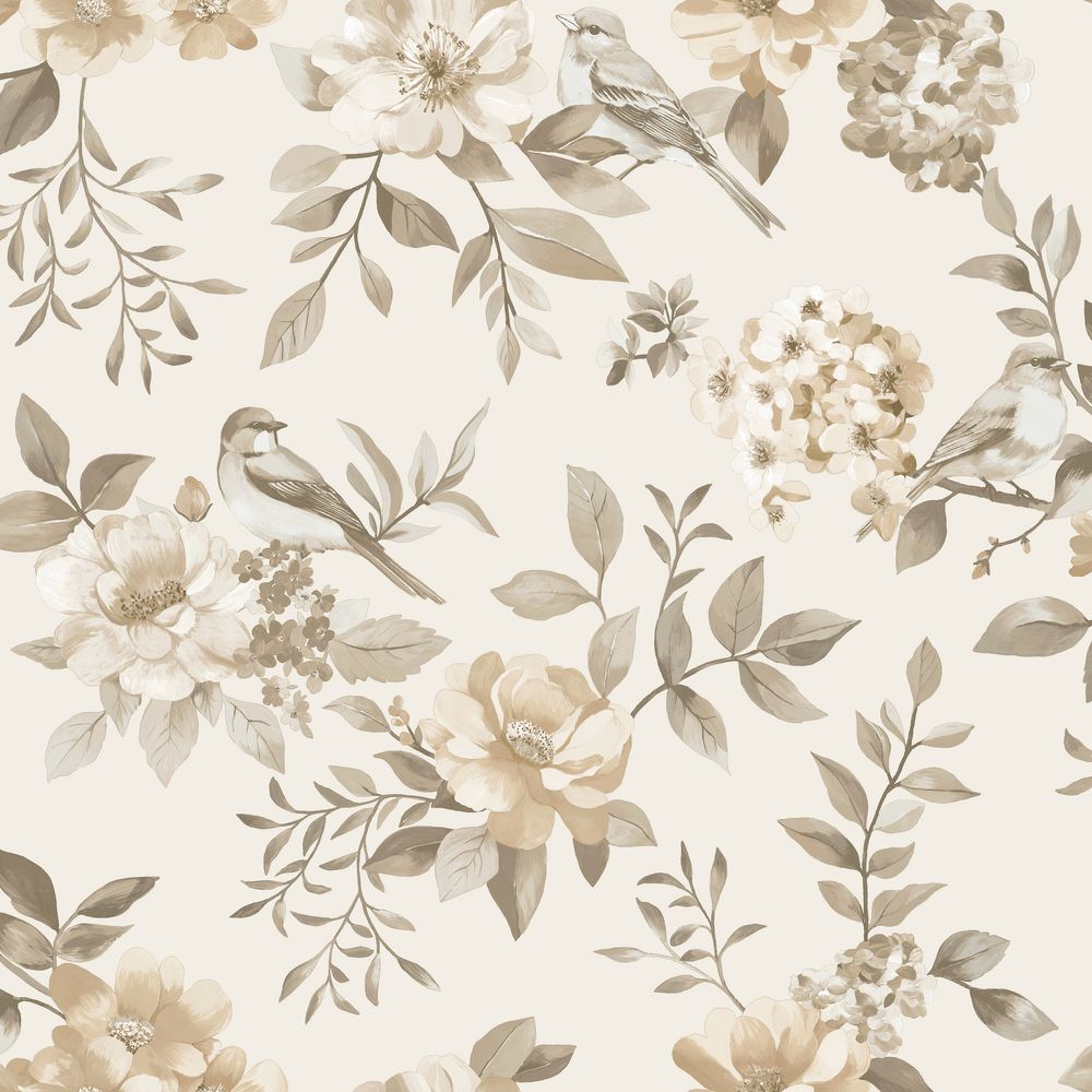 The Bird Garden Neutral - 14190 wallpaper Holden Decor