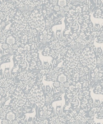 Deer Woods Blue - 14163 wallpaper Holden Decor