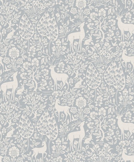 Deer Woods Blue - 14163 wallpaper Holden Decor